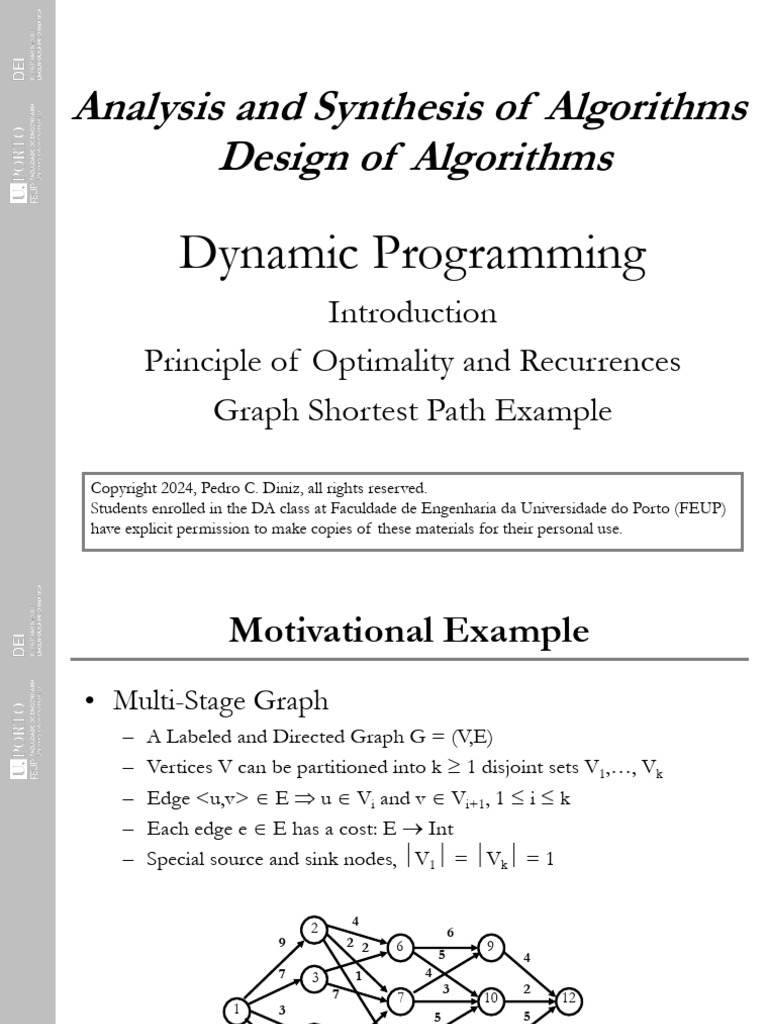 DynamicProgramming Part1 FEUP | PDF | Dynamic Programming ...