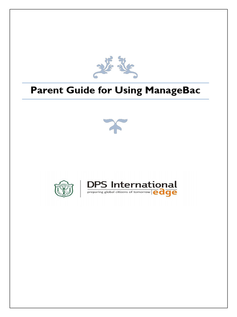 ManageBac Parent Login Guide | PDF | Password | Login