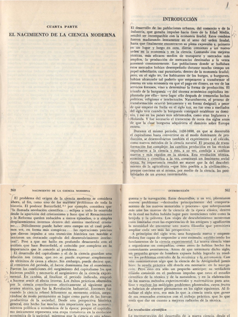 El Nacimiento de La Ciencia Moderna | PDF