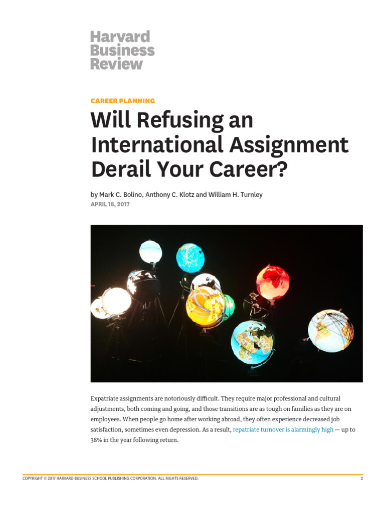 Bolino, M., Klotz, A., Turnley, A. (2017) - Will Refusing and ...