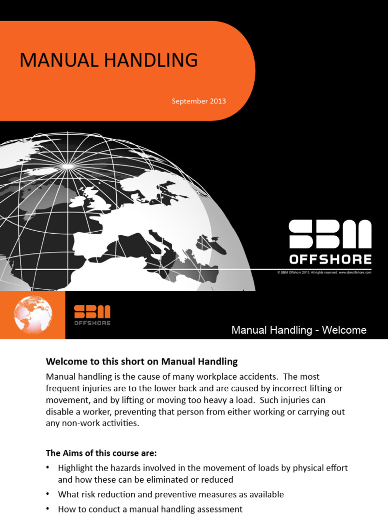 Manual - Handling (Autosaved) | PDF | Risk | Safety