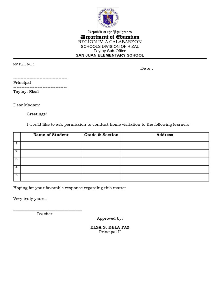 HOME-VISITATION-FORMS | PDF | Philippines