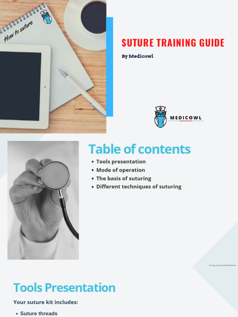 Medicowl Suture Guide en | PDF | Surgical Suture