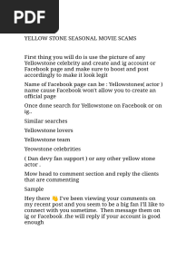 Yellowstone PDF