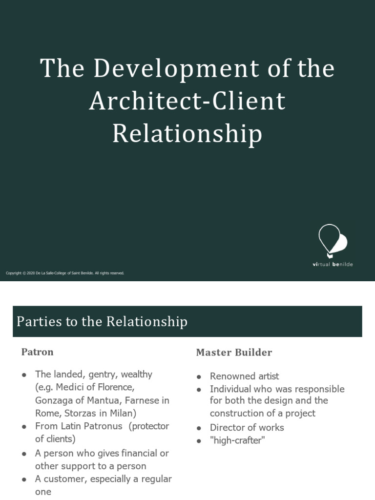 The Development of the Architect-Client Relationship | PDF | Creative ...