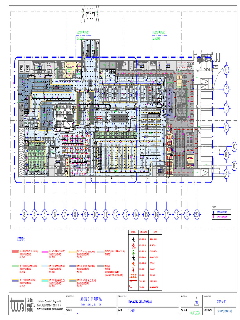 Aeon Citraraya - Reflected Ceilling Plan - Ro | PDF