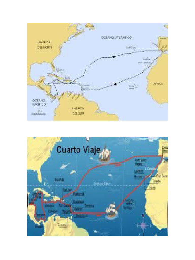 Cuarto Viaje de Cristobal Colon | PDF