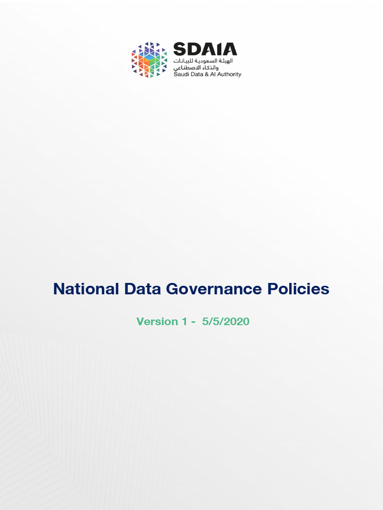 Saudi Data Classification Policy | PDF | Classified Information In The ...