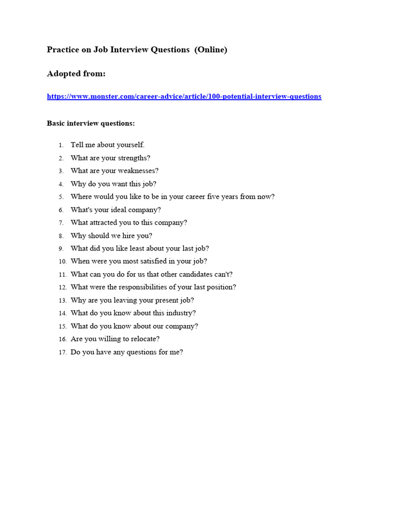 Interview Task | PDF
