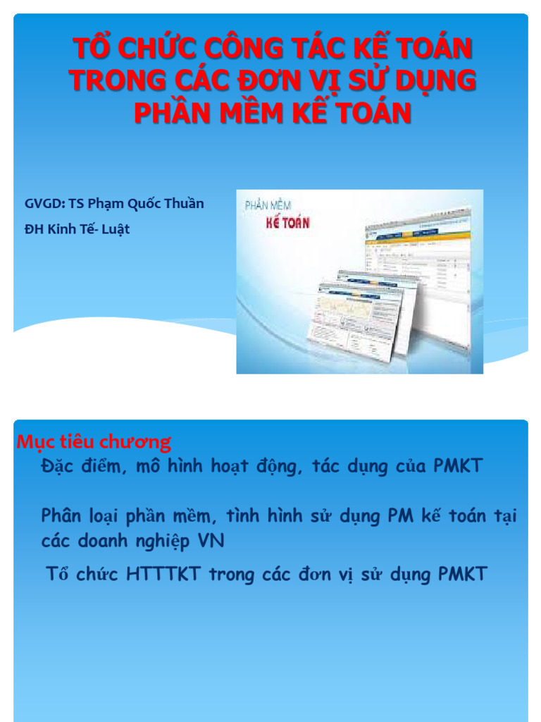 To chung cong tac ke toan trong dv su dung phan mem ke toan pdf