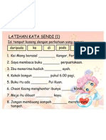 LATIHAN KATA SENDI