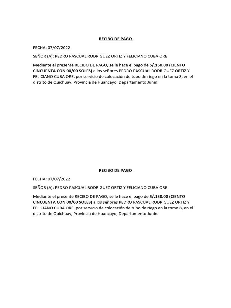 Recibo de Pago | PDF | Justicia | Crimen y violencia