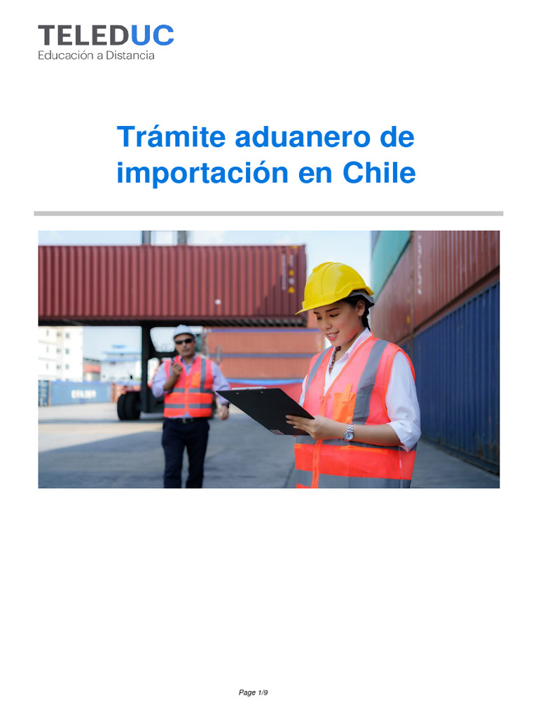 Curso de Importación en Chile Online | PDF | El comercio internacional ...