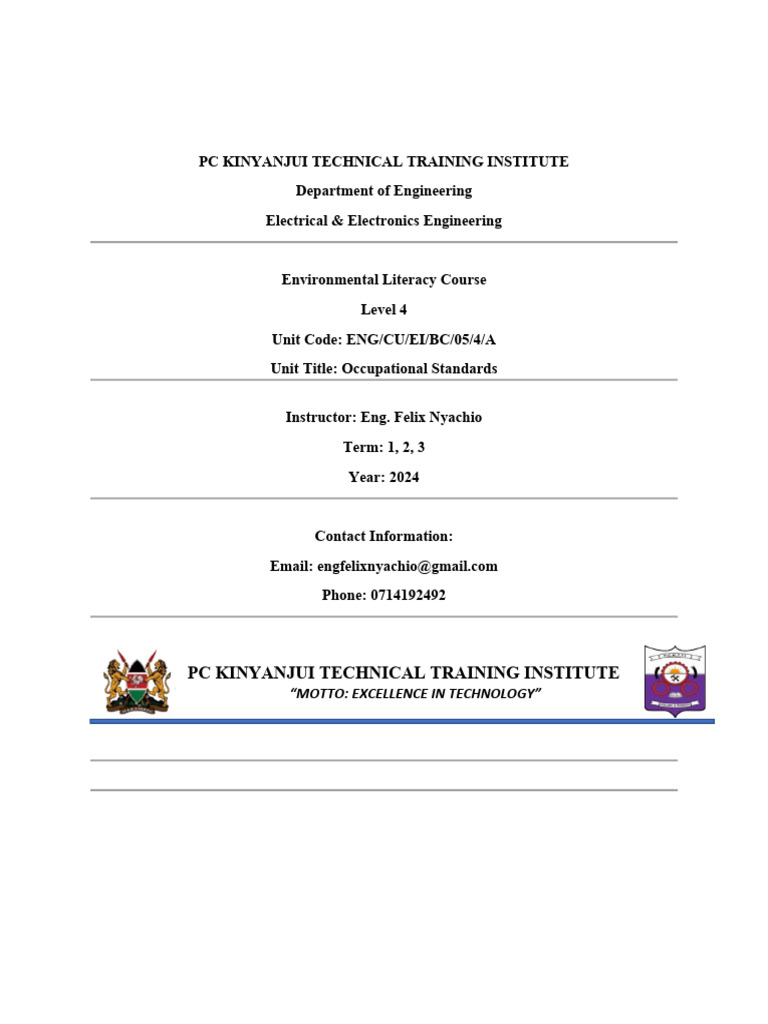 Level 4 Occupational Safety Course | PDF | Personal Protective ...