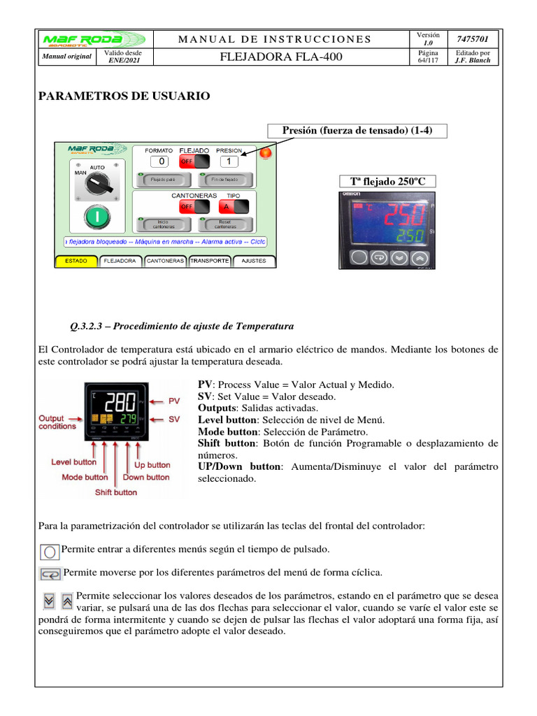 Maf Roda Ajuste de Temperatura | PDF