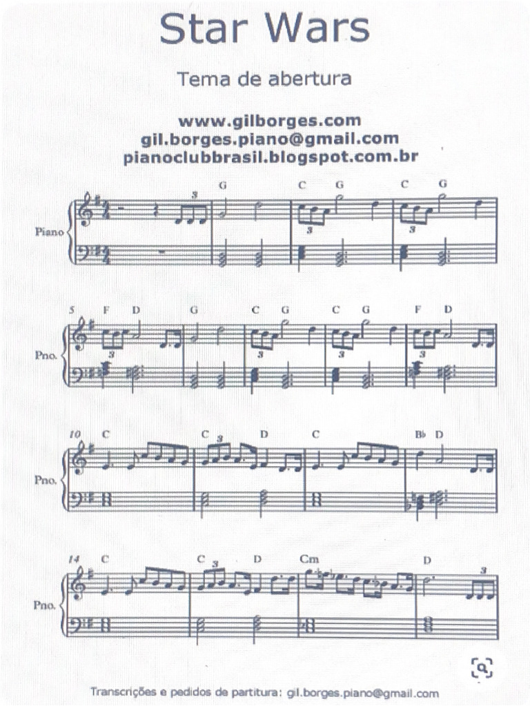Partitura Star Wars | PDF