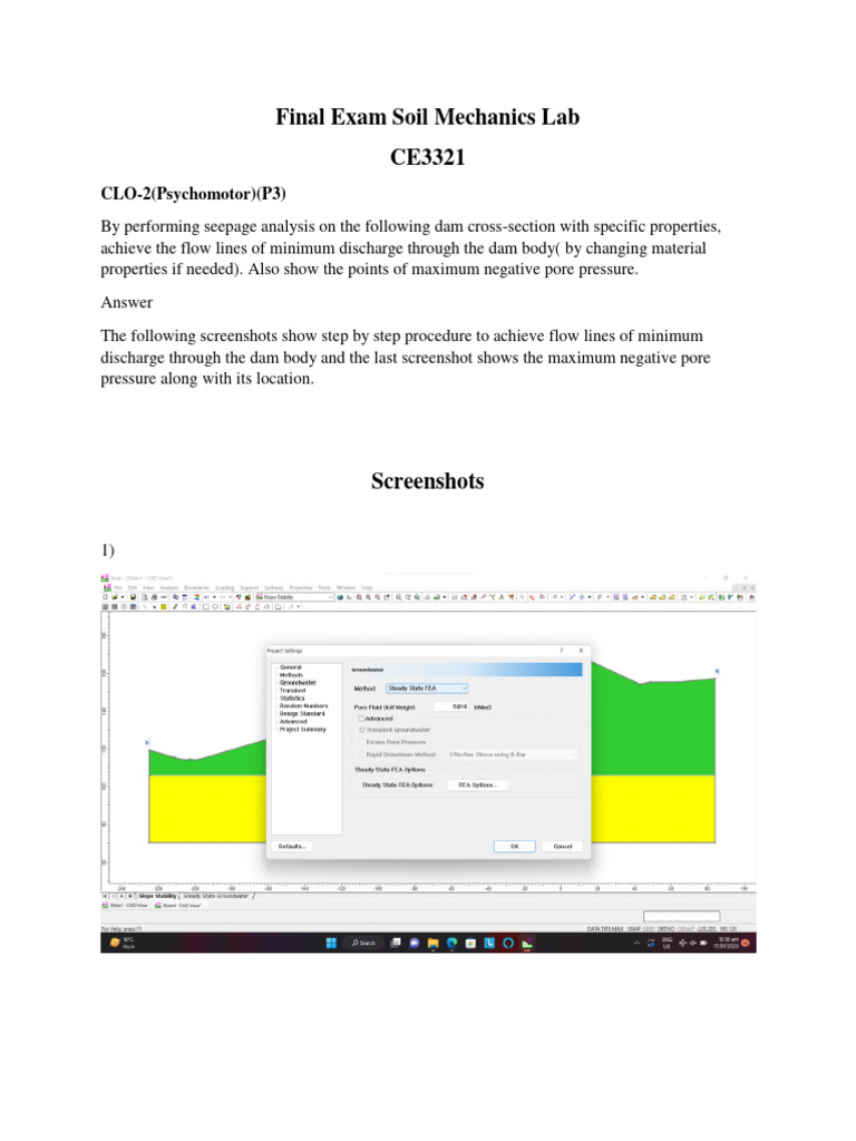 BCE203035 Final Exam Soil Lab | PDF | Teaching Methods & Materials ...