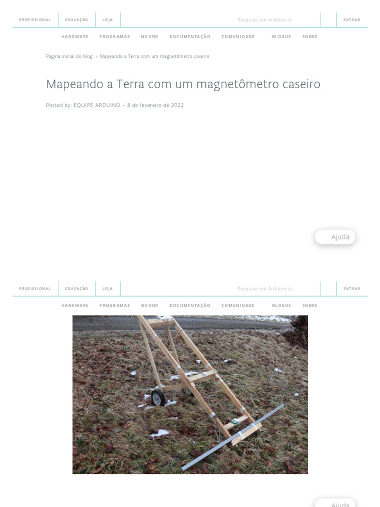 Magnetômetro DIY para Mapeamento Terrestre | PDF | Magnetômetro | Arduino