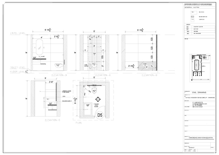 Washroom Elevation | PDF