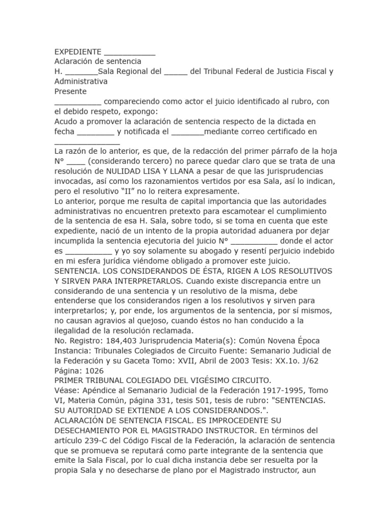 EXPEDIENTE | PDF | Sentencia (ley) | Caso de ley