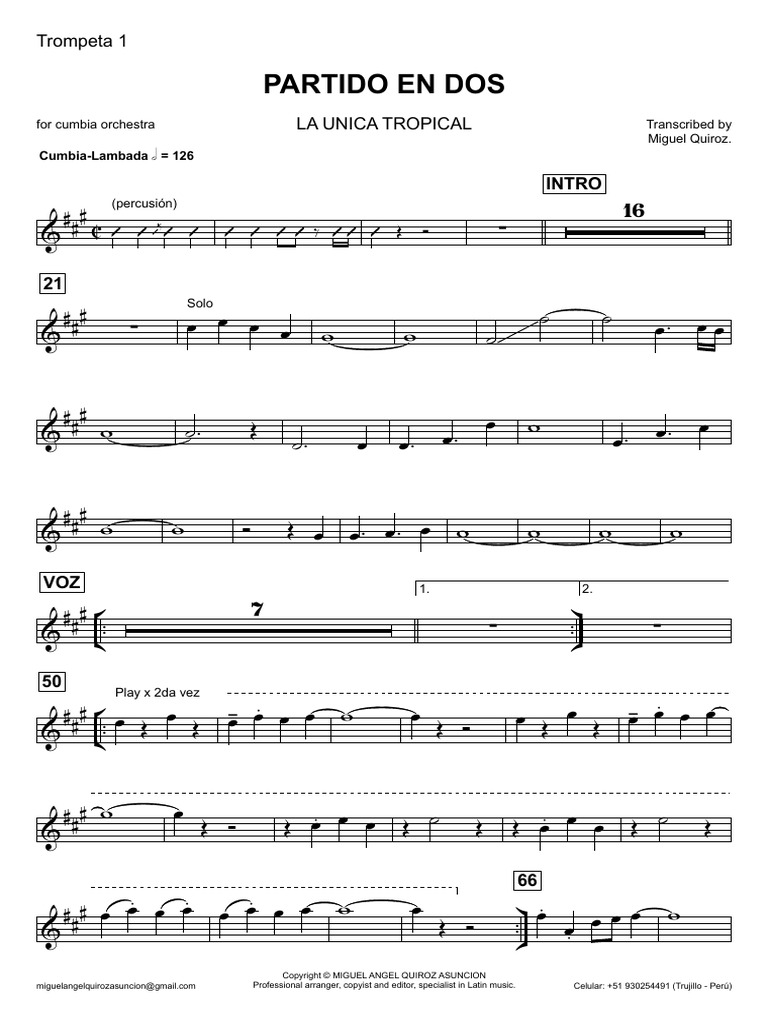 La Unica Tropical Partido En Dos Partes Pdf