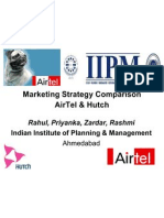 Marketing Strategy Comparison of Airtel and Hutch 20631