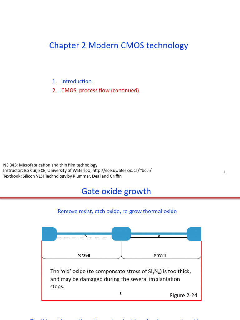 Modern CMOS Technology Overview | PDF | Mosfet | Field Effect Transistor