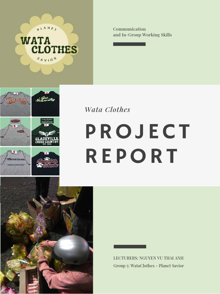 Planet Savior - Wata Clothes - SSG104 - Group Project | PDF | Economies ...