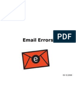 Email Errors