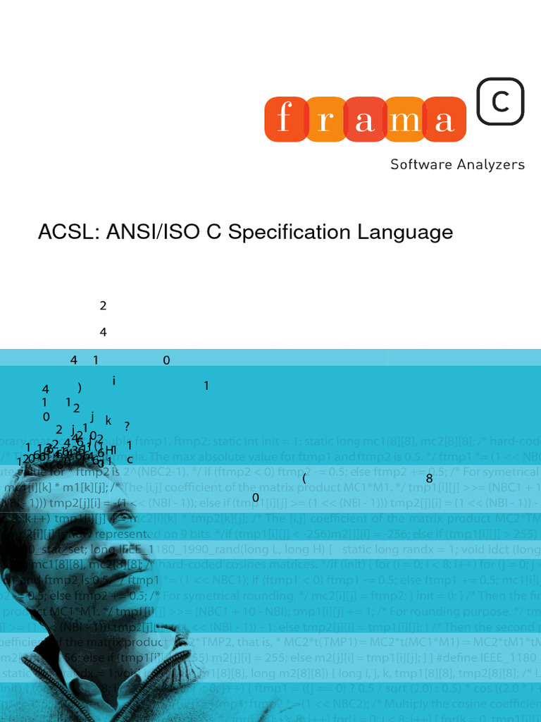 ACSL C Specification Language Guide | PDF | Data Type | Rounding