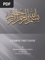 Islamic Studies c Outline