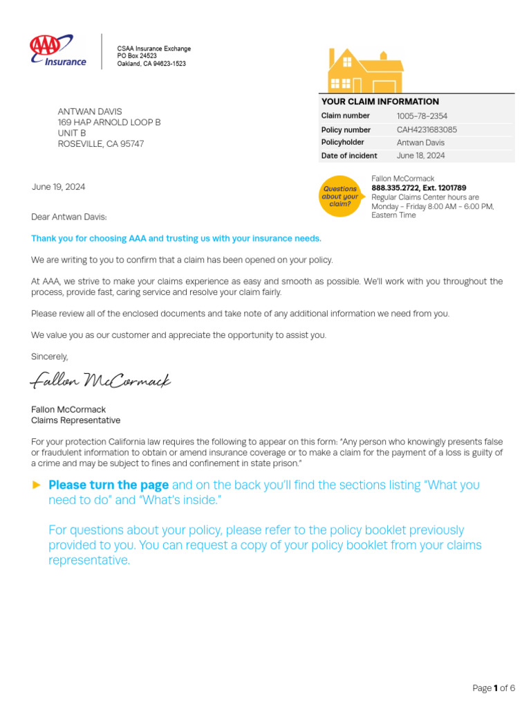 Sworn Statement in Proof of Loss | PDF | Cost Of Living | Deductible
