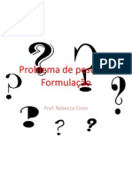 Elaboração Problema de Pesquisa