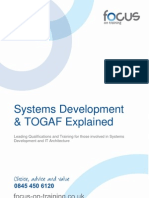 Systems Development and TOGAF - Including Training Options