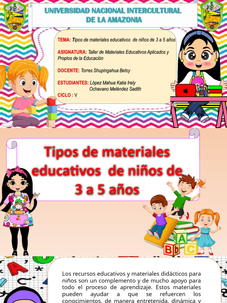 de Materiales Didacticos | PDF | Aprendizaje | Educación de la primera ...