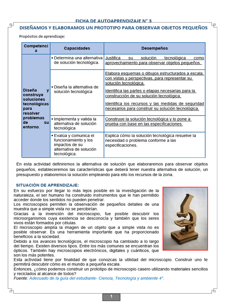 Prototipo de Microscopio Casero | PDF | Microscopio | Diseño