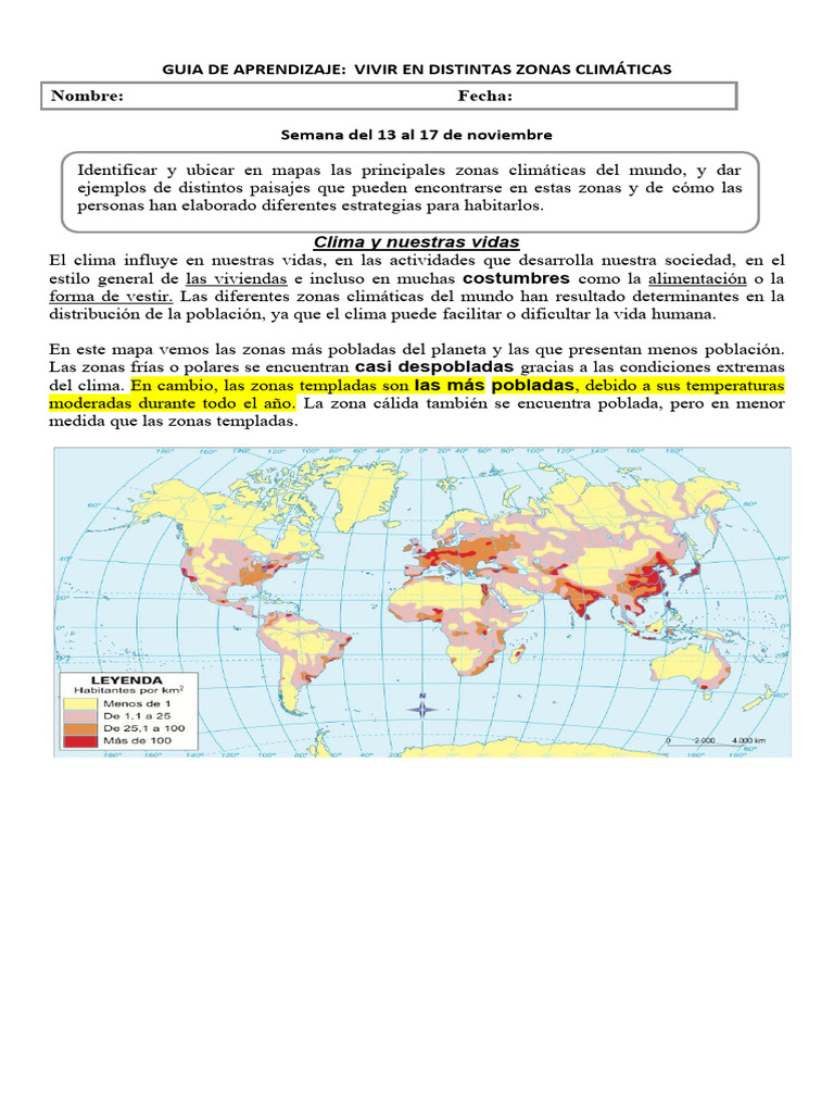 Zonas Climáticas y Vida Humana | PDF | Clima | Clima templado