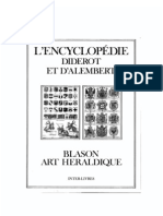 Encyclopédie Diderot & D'alembert - Blason Ou L'art Héraldique (1751-1780)