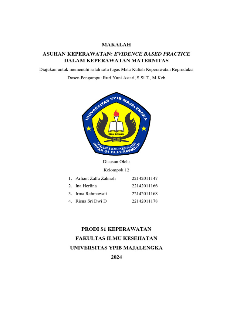 EBP dalam Keperawatan Maternitas | PDF