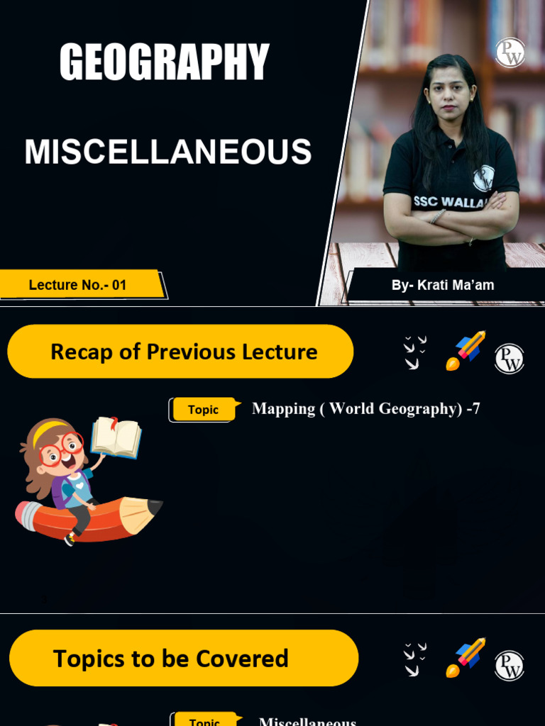 Miscellaneous 01 _ Class Notes | PDF