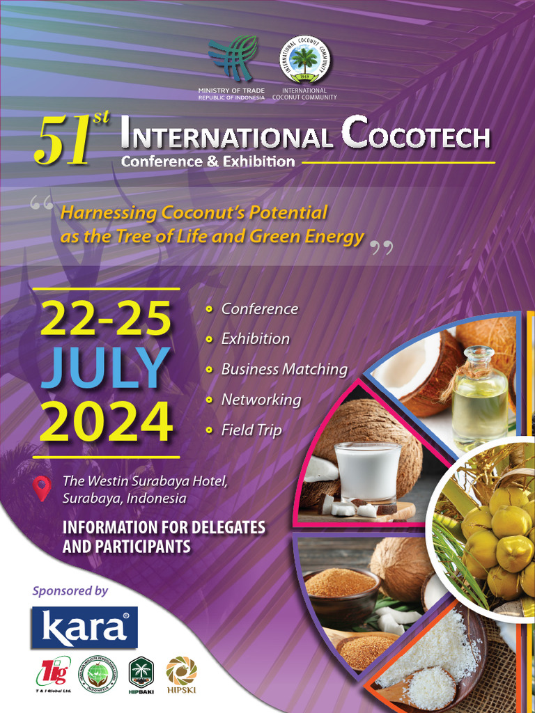 COCOTECH 2024: Harnessing Coconut Potential | PDF | Travel Visa