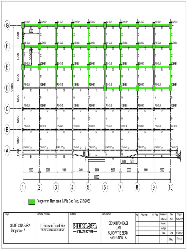 Tie Beam Gedung | PDF