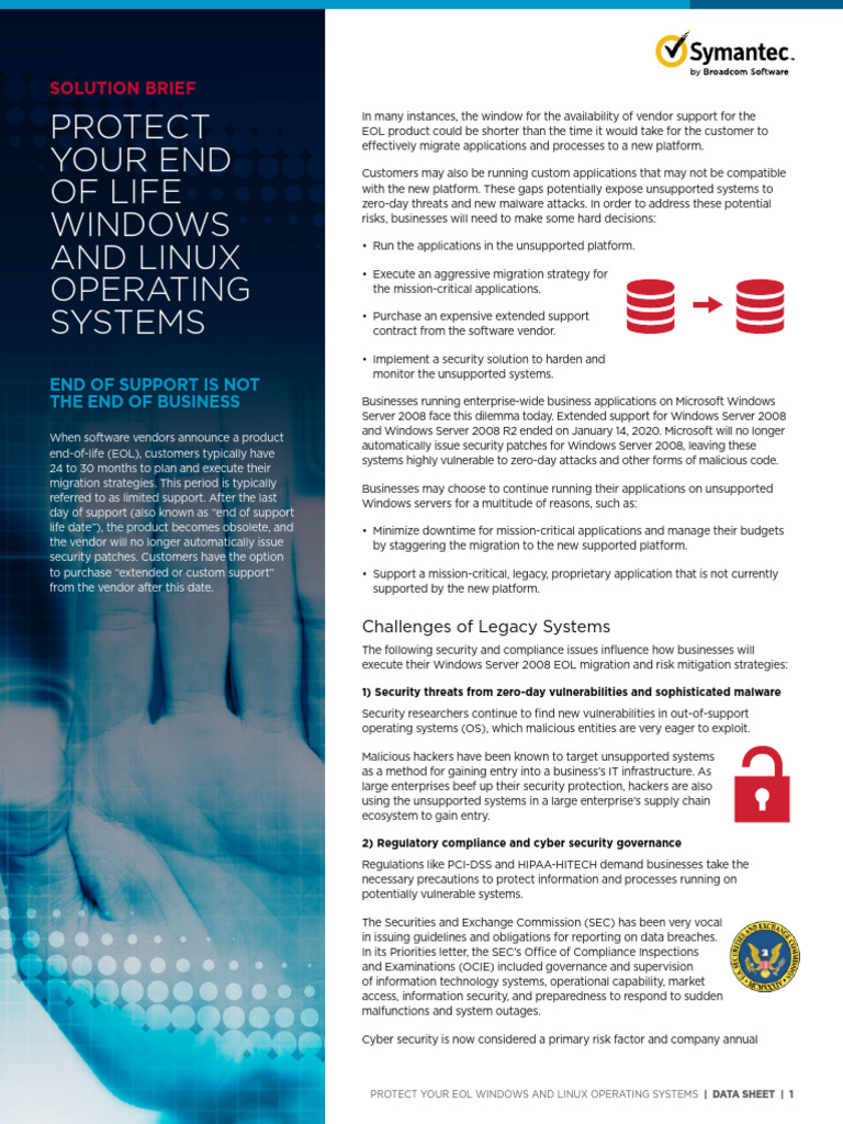 Protecting EOL Windows & Linux Systems | PDF | Security | Computer Security