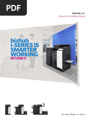 Bizhub C751i Datasheet