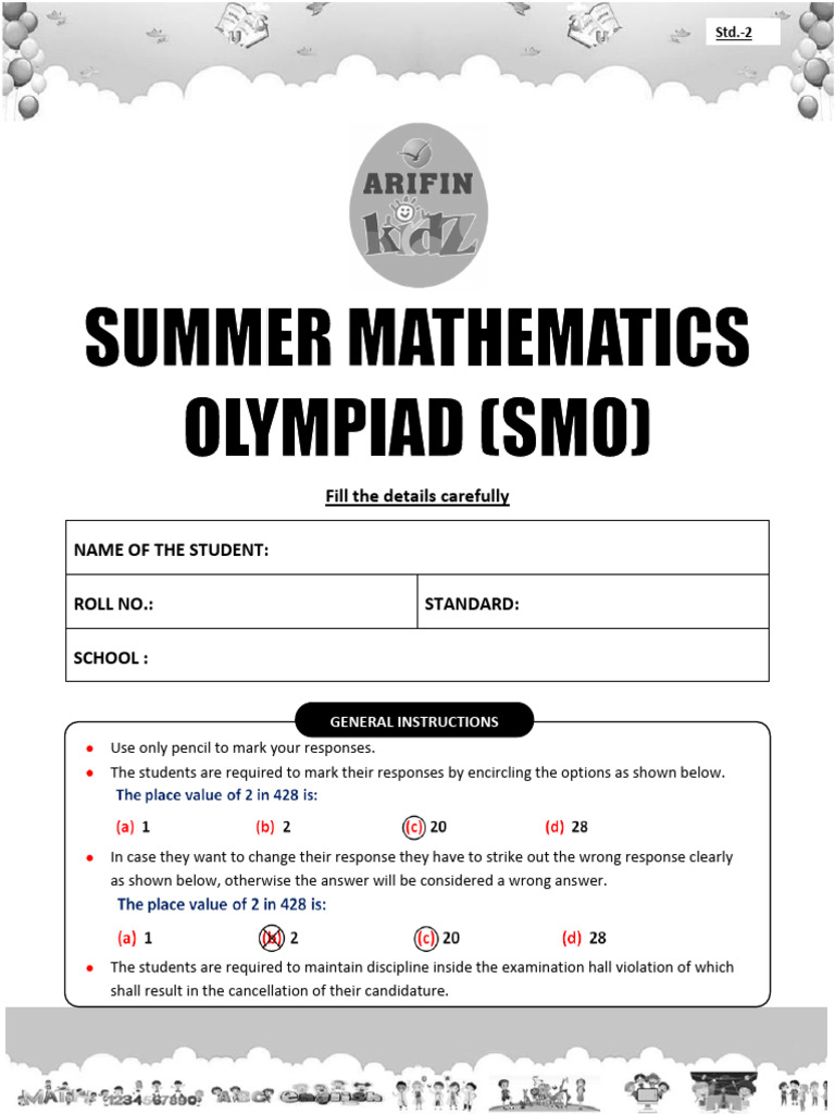 Class 2 Smo | PDF | Division (Mathematics) | Arithmetic