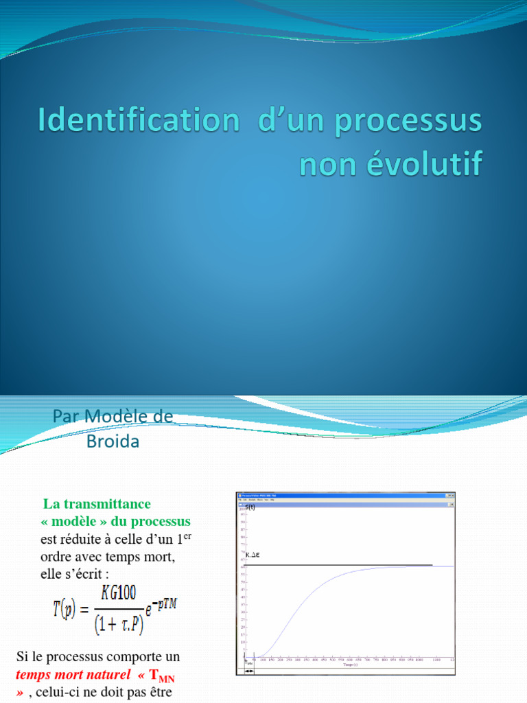 Modèle de Broida et temps morts PDF — free download