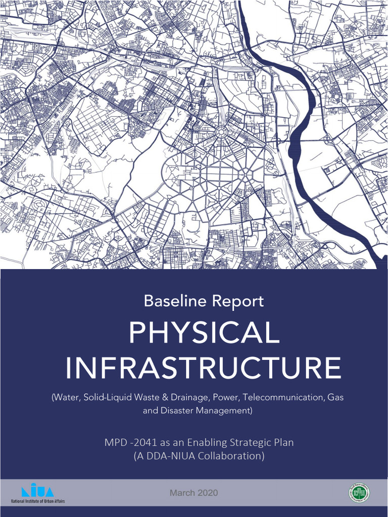 Delhi 2041 Physical Infrastructure Report | PDF | Infrastructure | Waste