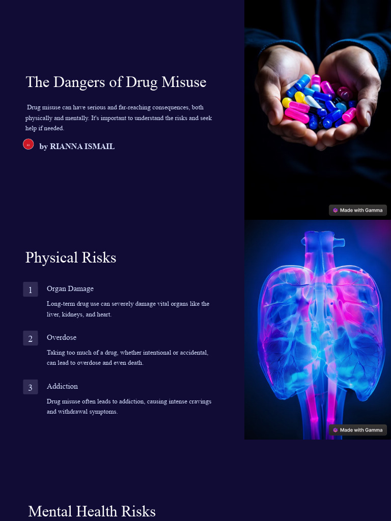 Risks of Drug Misuse and Abuse | PDF | Substance Abuse | Psychosis