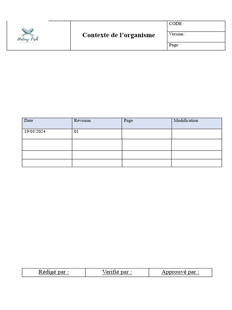 Analyse SWOT et sécurité alimentaire Hiday Fish | PDF | Management de ...
