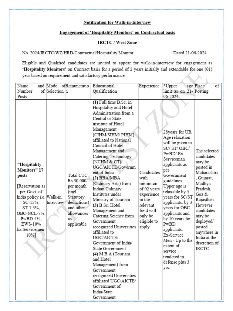 HM Notification 21.06.2024 | PDF | Government Of India